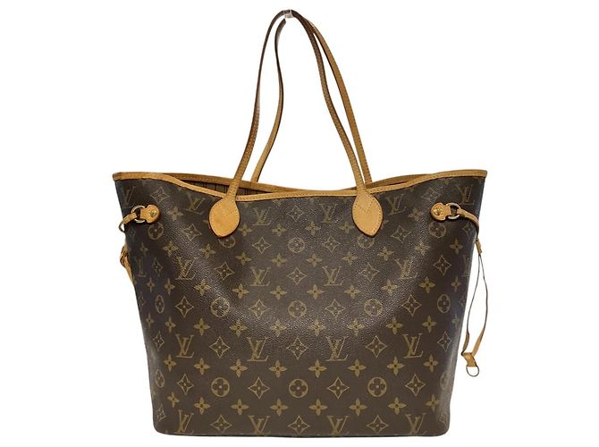 Borsa Tote Louis Vuitton Neverfull PM Marrone - vista 2