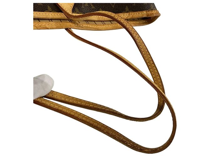 Borsa Tote Louis Vuitton Neverfull PM Marrone - vista 7