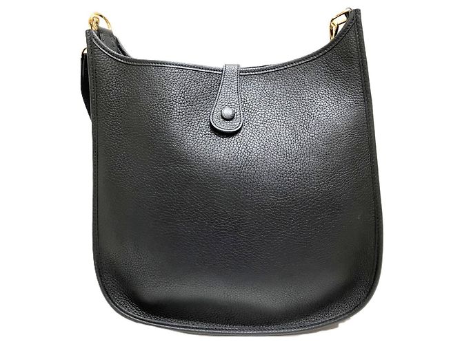 Hermès Borsa a tracolla Hermes Evelyne GM Nero - vista 2