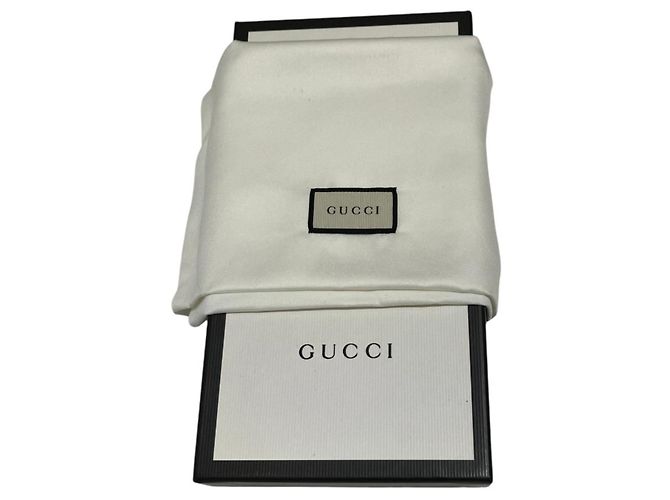 Portafoglio rotondo con zip Gucci Bee & Star Nero - vista 5