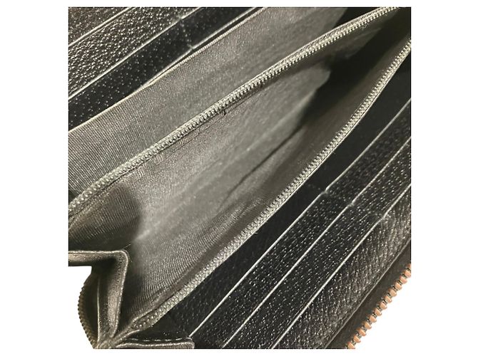 Portafoglio rotondo con zip Gucci Bee & Star Nero - vista 6