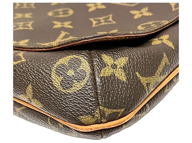 Borsa a Spalla Louis Vuitton Musette Salsa Marrone - vista 7