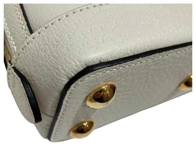 Borsa Mini Top Handle Gucci x Adidas Bianco - vista 7