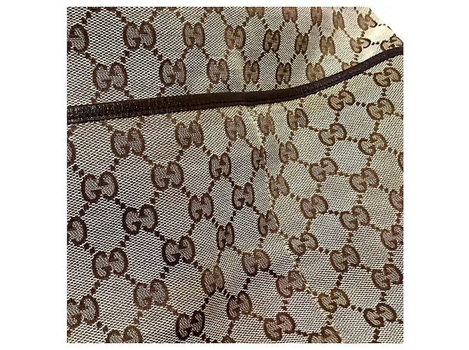 Borsa Tote Gucci Sherry Line Beige - vista 7