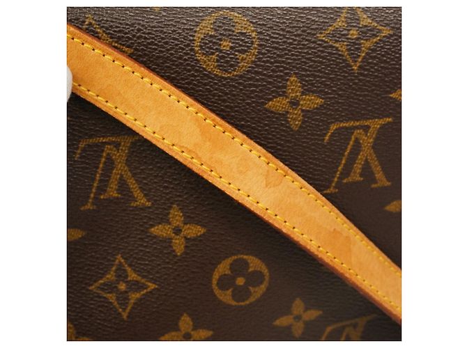 Borsa a Spalla Louis Vuitton Monogram Musette Salsa Marrone - vista 10