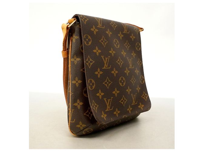 Borsa a Spalla Louis Vuitton Monogram Musette Salsa Marrone - vista 2