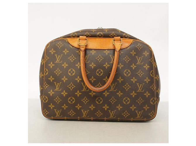 Borsa Louis Vuitton Monogram Deauville Marrone - vista 11
