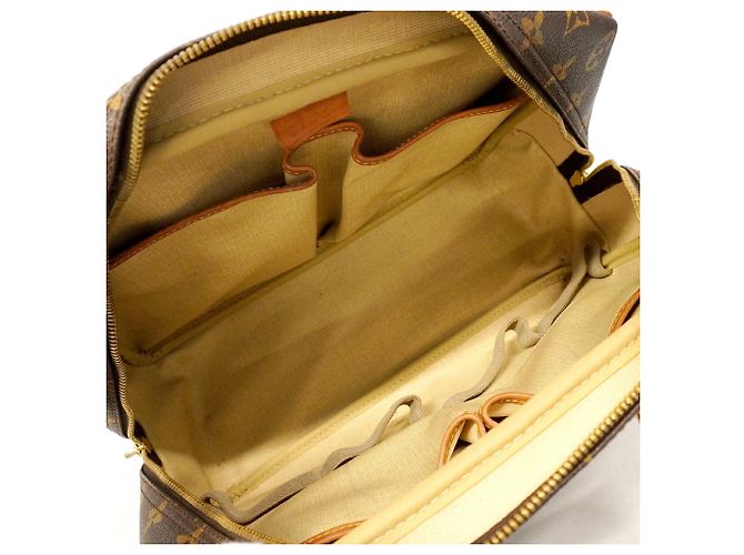 Borsa Louis Vuitton Monogram Deauville Marrone - vista 4
