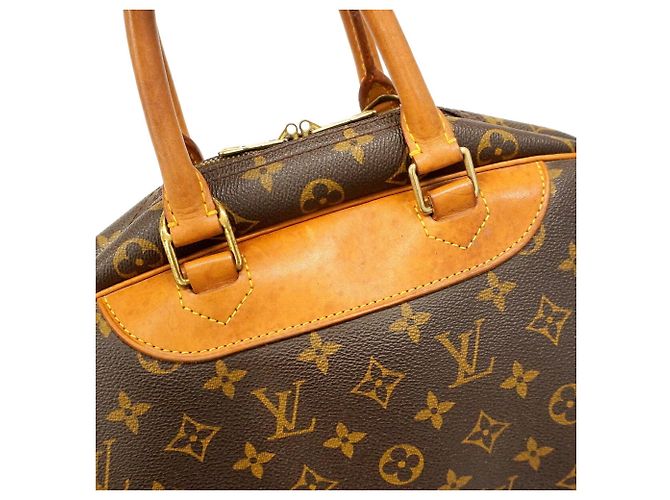 Borsa Louis Vuitton Monogram Deauville Marrone - vista 9