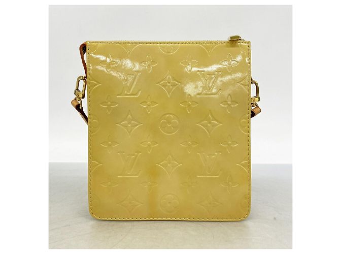 Borsa a Spalla Louis Vuitton Vernis Mott Beige - vista 11