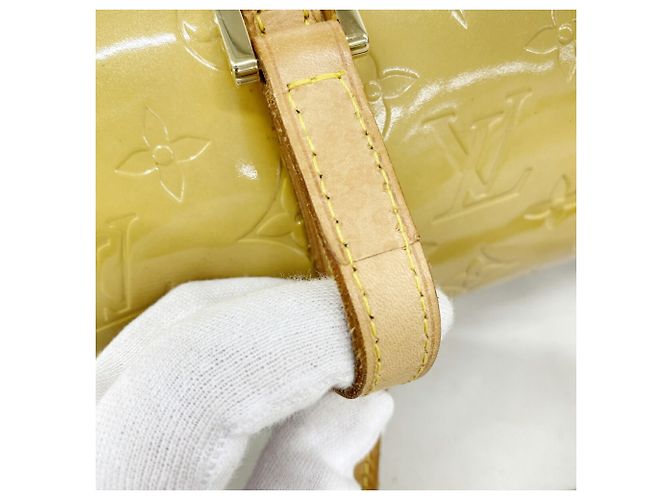 Borsa Louis Vuitton Vernis Bedford Beige - vista 10