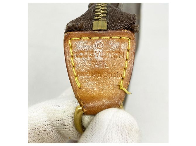 Borsa Pochette Accessoires Monogram Louis Vuitton Marrone - vista 5