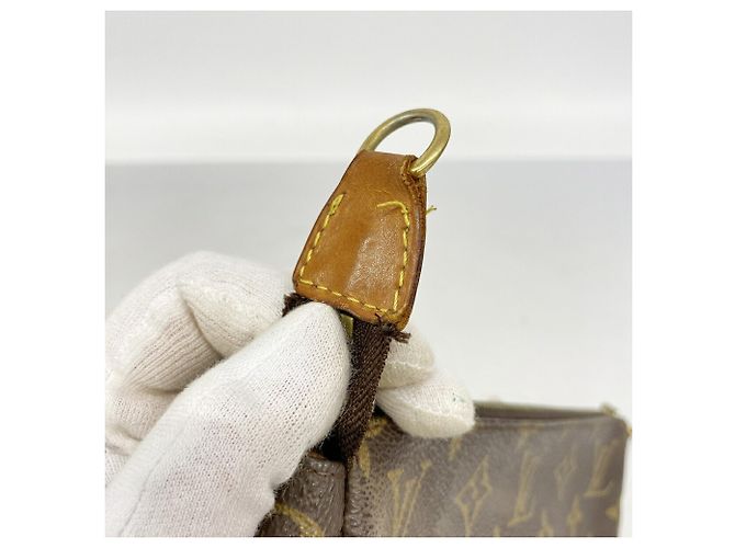 Borsa Pochette Accessoires Monogram Louis Vuitton Marrone - vista 7