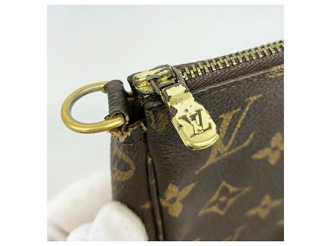 Borsa Pochette Accessoires Monogram Louis Vuitton Marrone - vista 8