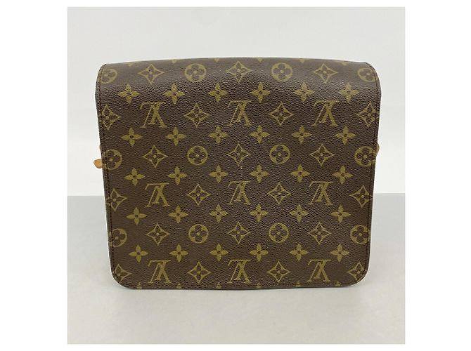 Borsa a tracolla Louis Vuitton Monogram Cartouchiere GM Marrone - vista 12
