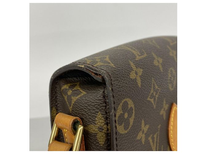Bolso de Hombro Louis Vuitton Monogram Saint Cloud MM Castaño - vista 11