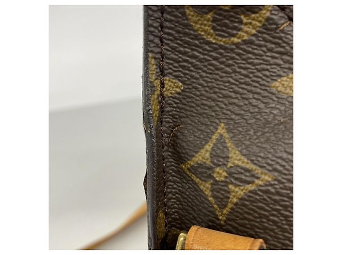 Bolso de Hombro Louis Vuitton Monogram Saint Cloud MM Castaño - vista 7