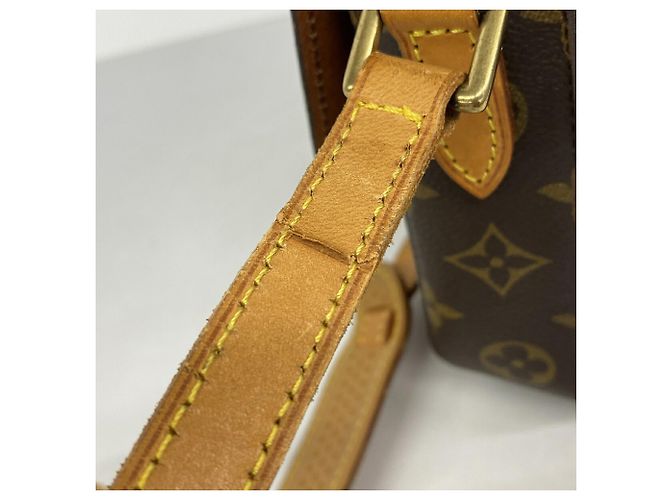 Bolso de Hombro Louis Vuitton Monogram Saint Cloud MM Castaño - vista 8