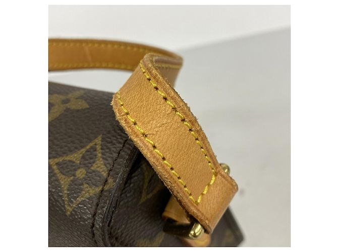Bolso de Hombro Louis Vuitton Monogram Saint Cloud MM Castaño - vista 9