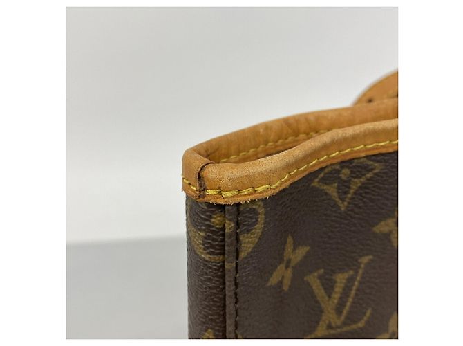 Borsa Tote Louis Vuitton Monogram Bucket GM Marrone - vista 8