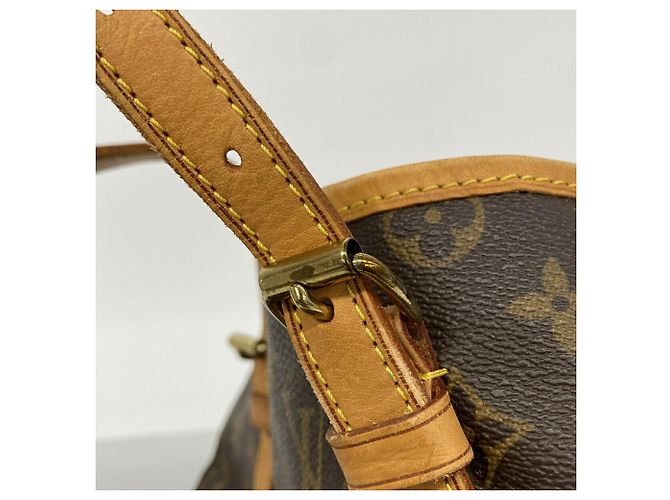 Borsa Tote Louis Vuitton Monogram Bucket GM Marrone - vista 9