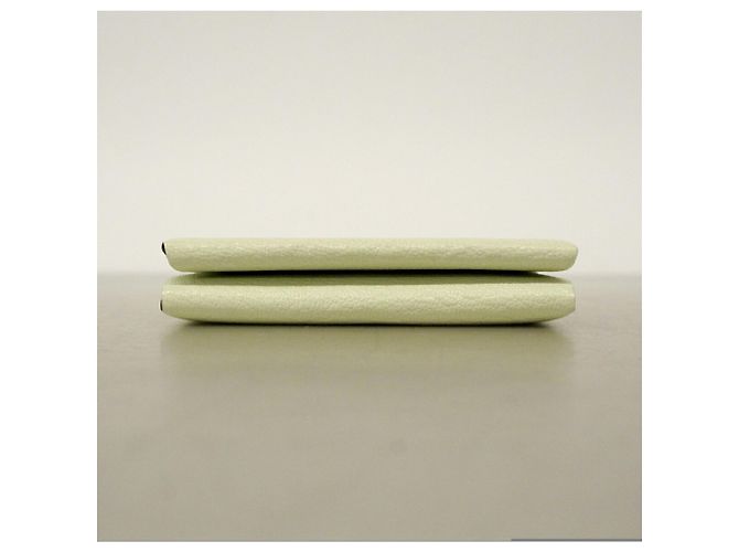 Hermès Monedero Hermes Calvi Duo en Verde Menta - vista 2