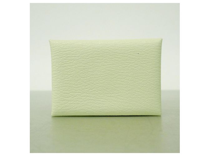 Hermès Monedero Hermes Calvi Duo en Verde Menta - vista 7
