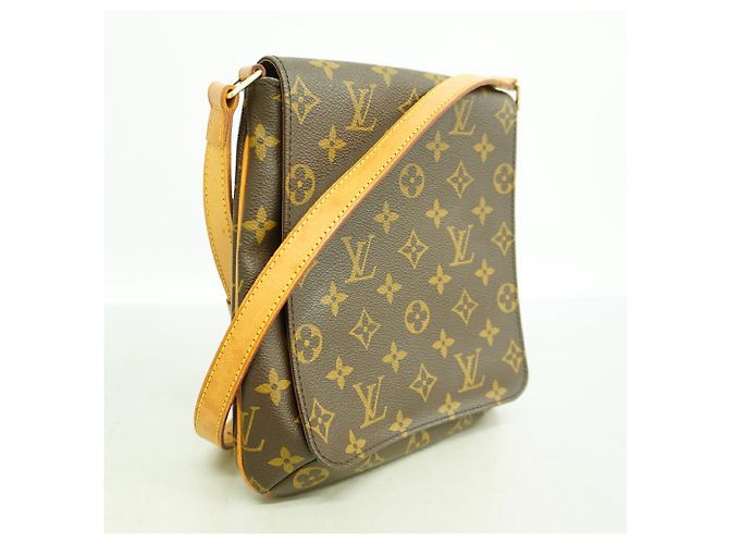 Borsa a tracolla Louis Vuitton Monogram Musette Salsa Marrone - vista 2