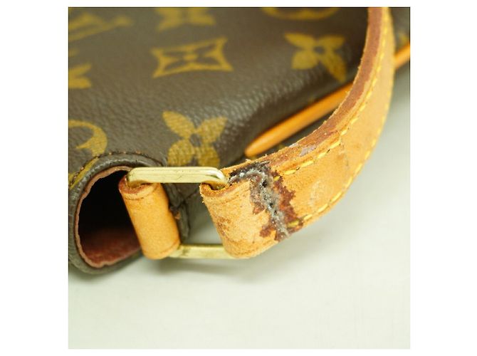 Borsa a tracolla Louis Vuitton Monogram Musette Salsa Marrone - vista 6