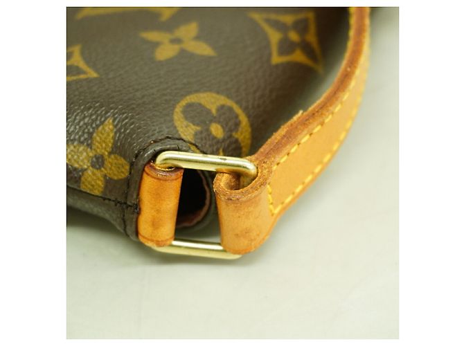 Borsa a tracolla Louis Vuitton Monogram Musette Salsa Marrone - vista 8