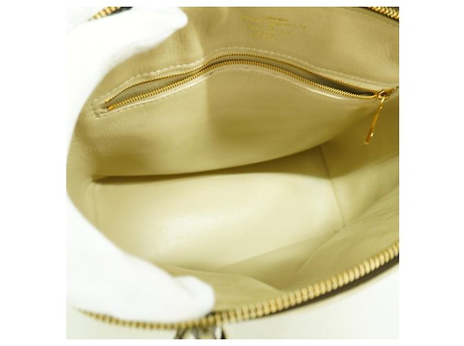 Borsa Louis Vuitton Monogram Shiny Lockit Marrone - vista 4