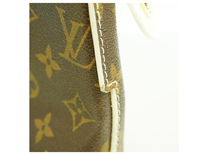 Borsa Louis Vuitton Monogram Shiny Lockit Marrone - vista 6