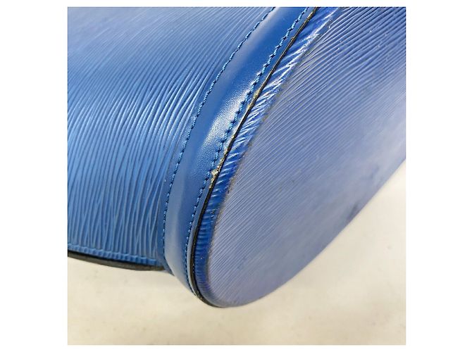 Bolso de Hombro Louis Vuitton Epi Saint Jacques Azul - vista 10