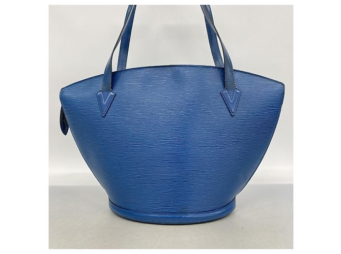 Bolso de Hombro Louis Vuitton Epi Saint Jacques Azul - vista 11