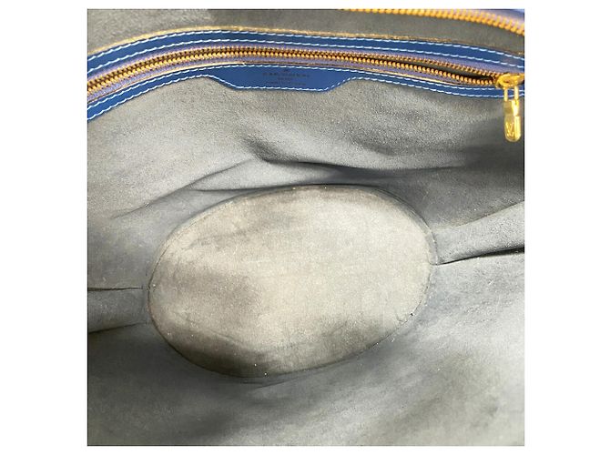 Bolso de Hombro Louis Vuitton Epi Saint Jacques Azul - vista 4