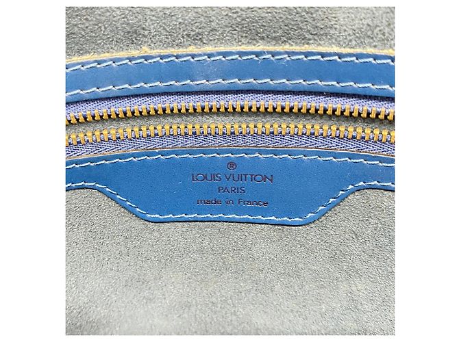 Bolso de Hombro Louis Vuitton Epi Saint Jacques Azul - vista 5