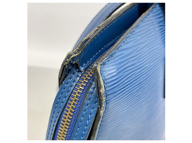Bolso de Hombro Louis Vuitton Epi Saint Jacques Azul - vista 8