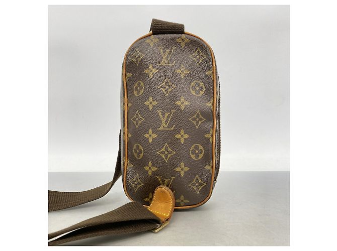 Louis Vuitton Monogram Pochette Gange M51870 Borsa a tracolla Marrone - vista 11
