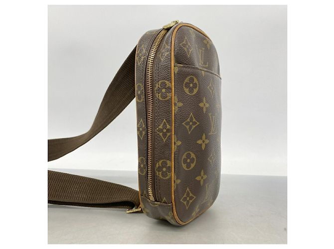 Louis Vuitton Monogram Pochette Gange M51870 Borsa a tracolla Marrone - vista 2