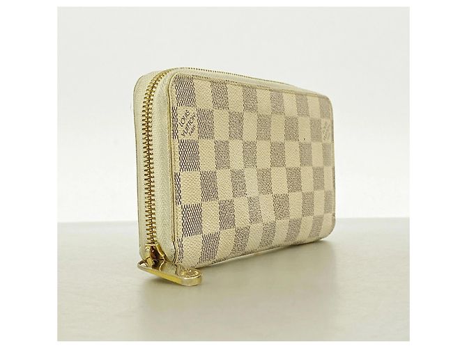Louis Vuitton Damier Azur Zippy Wallet N60019 Bianco - vista 2