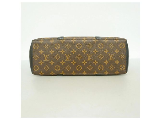 Louis Vuitton Monogram Macassar Weekend Tote PM Marrone Nero - vista 3