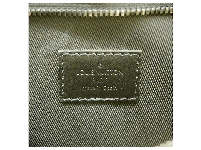Louis Vuitton Monogram Macassar Weekend Tote PM Marrone Nero - vista 5