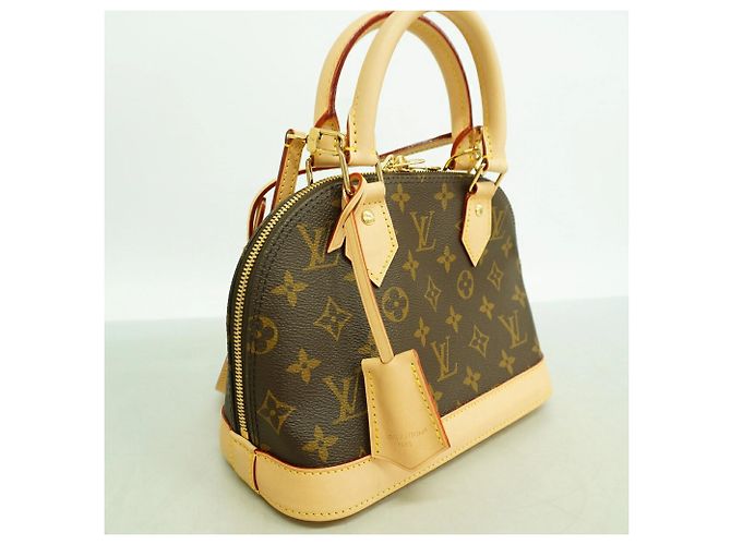 Borsa Louis Vuitton Alma BB Monogram Marrone - vista 2