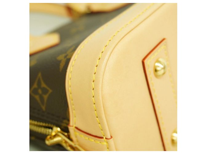 Borsa Louis Vuitton Alma BB Monogram Marrone - vista 6