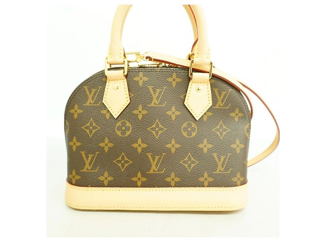 Borsa Louis Vuitton Alma BB Monogram Marrone - vista 9