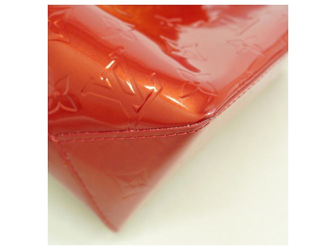 Borsa Louis Vuitton Vernis Lead PM Rosso - vista 6