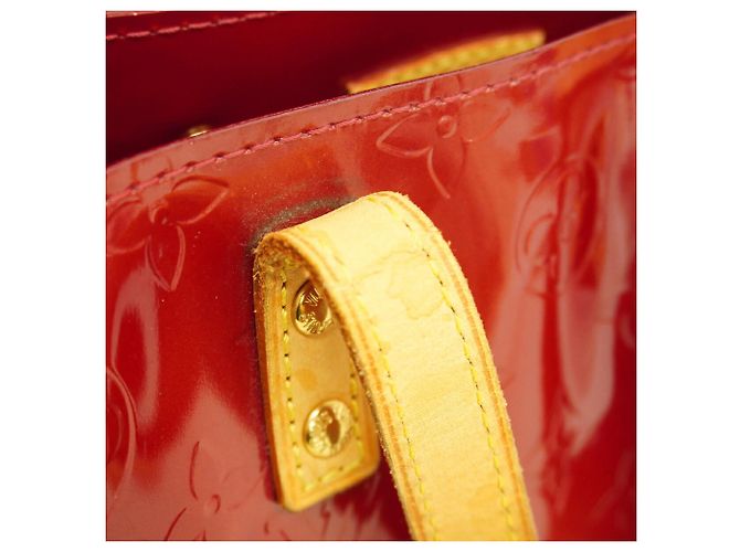 Borsa Louis Vuitton Vernis Lead PM Rosso - vista 7
