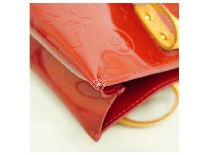Borsa Louis Vuitton Vernis Lead PM Rosso - vista 9