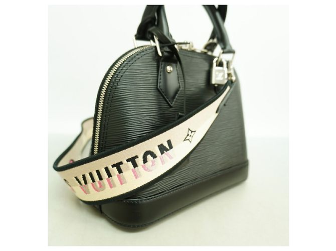 Borsa Louis Vuitton Alma BB Epi Leather Nero - vista 2