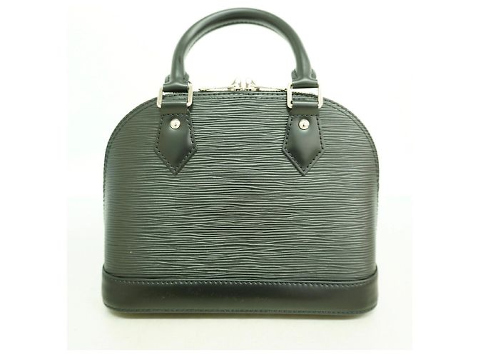 Borsa Louis Vuitton Alma BB Epi Leather Nero - vista 8